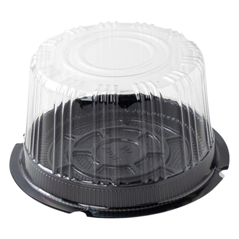 4 Inch Round Cake Box Mini Chiffon Cake Embryo Transparent West Point Box Strawberry Melaleuca Baking Cake Packaging Box