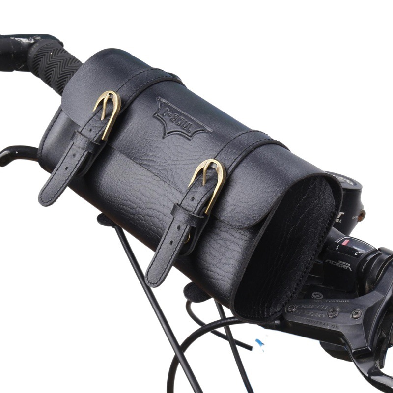 b-soul Bicycle Bag Retro Head Bag Electric Scooter Hanging Bag Car Head Bag Riding Bag