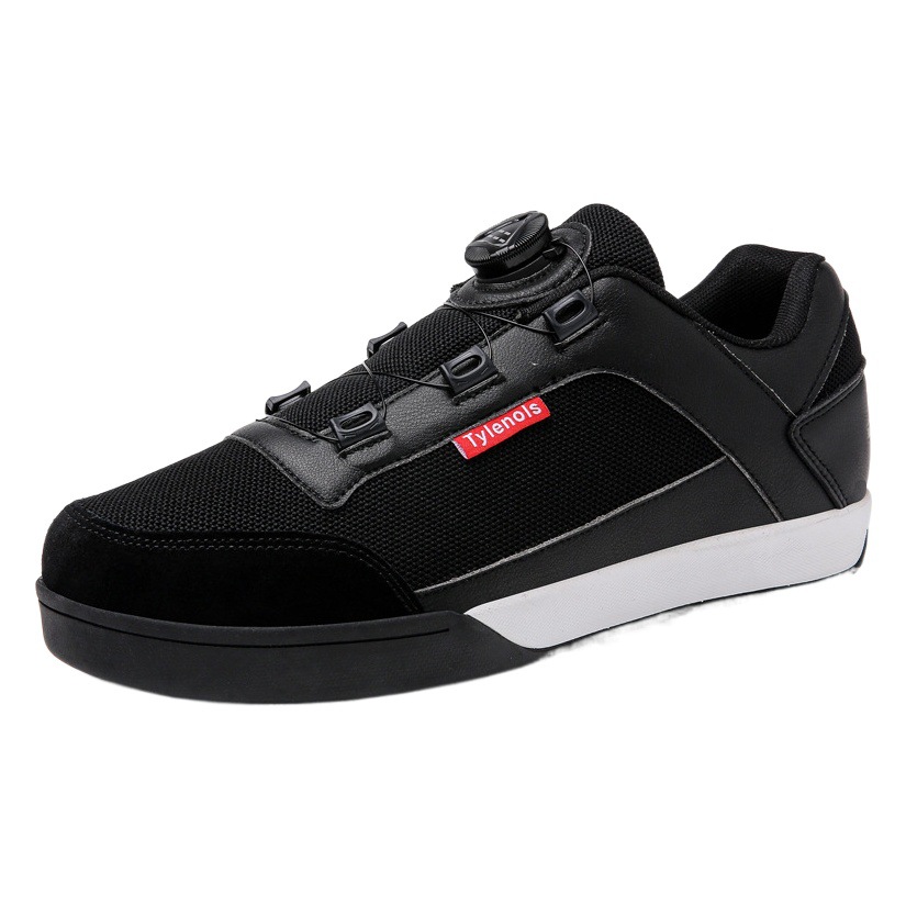 S001 Cross Border Mountain Bike Lock Shoes Men's Flat Bike Shoes Hard Bottom Rubber Breathable Dynamic Bicycle Shoes