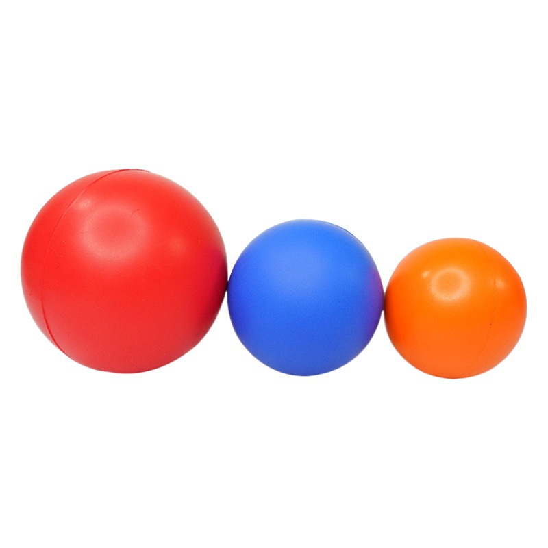 Manufacturer's Spot 63mm Solid Glossy Pu Foam Sponge Ball Decompression Ball Vent Ball Grip Ball