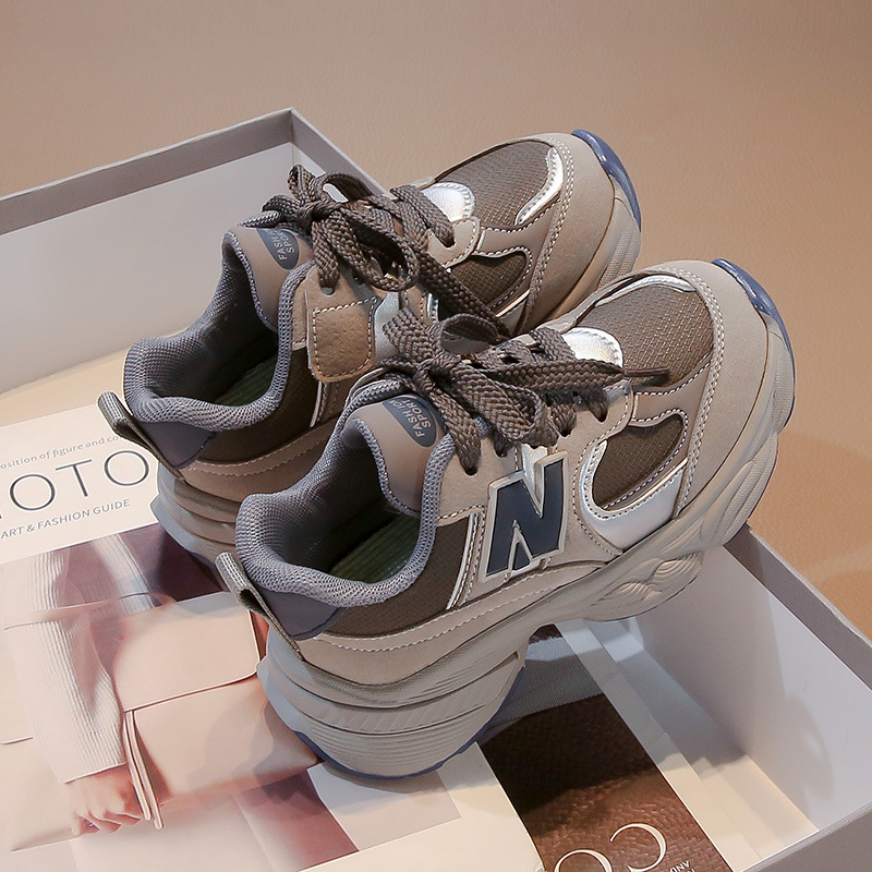Girls' Shoes Sports Shoes 2025 New Spring Boys' Shoes Spring and Autumn Children's Dad's Shoes Popular Big Children's Girls