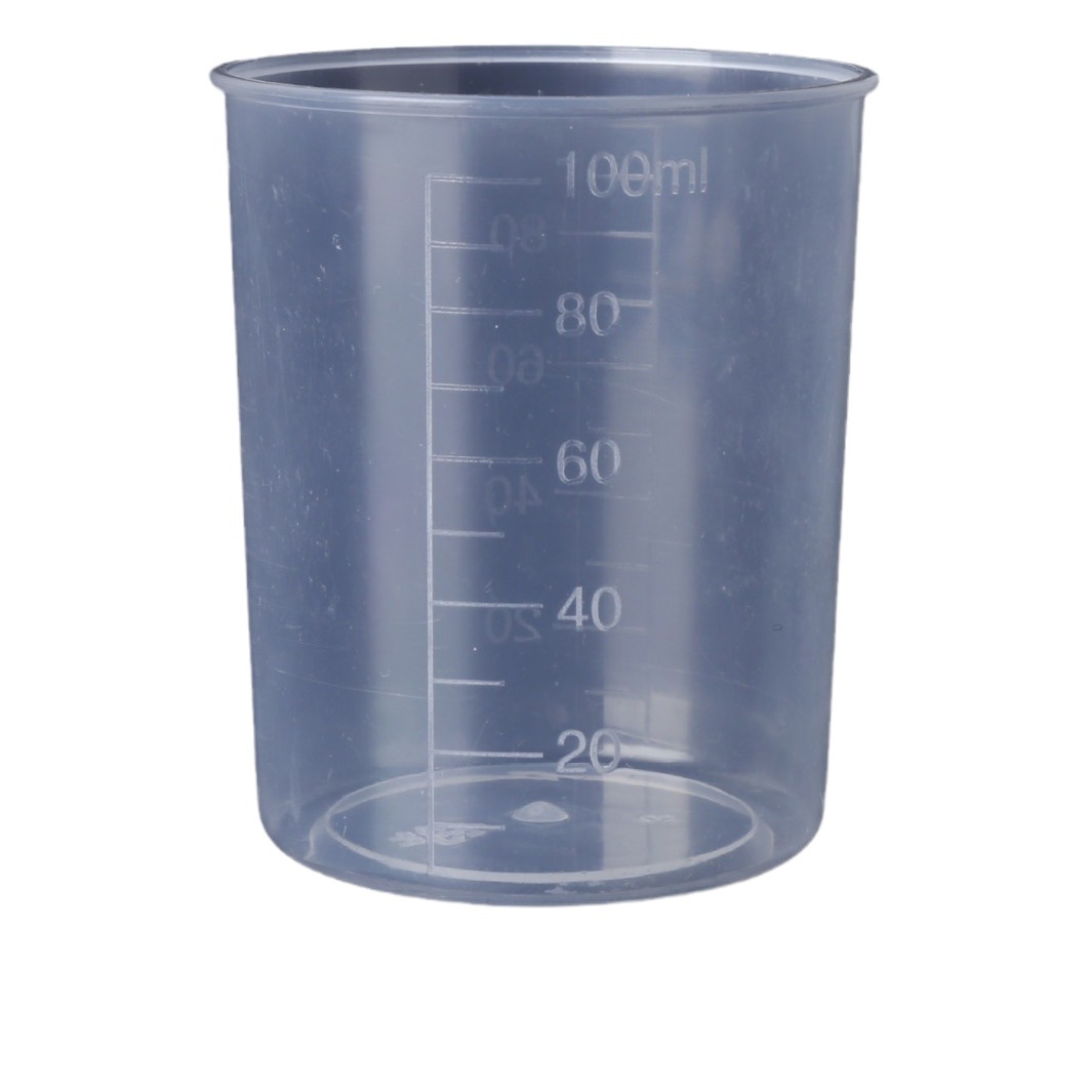 100ml plastic measuring cup factory wholesale plastic measuring cup pp beaker 100ml laboratory measuring cup with scale
