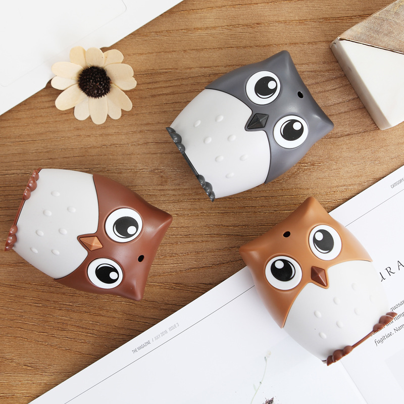 Picture of Self-Designed Home Daily Use Cartoon Push-Type Toothpick Bottle Automatic Owl Toothpick Holder Cross-Border Labeling Delivery