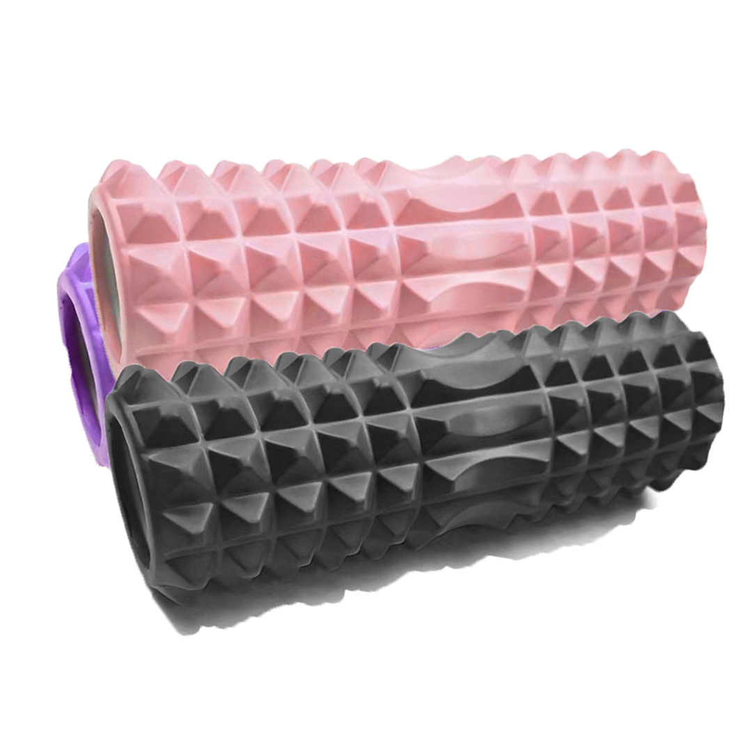 28cm Hollow Crescent Yoga Column Eva Foam Massage Roller Yoga Sports Special Mace Fitness Roller