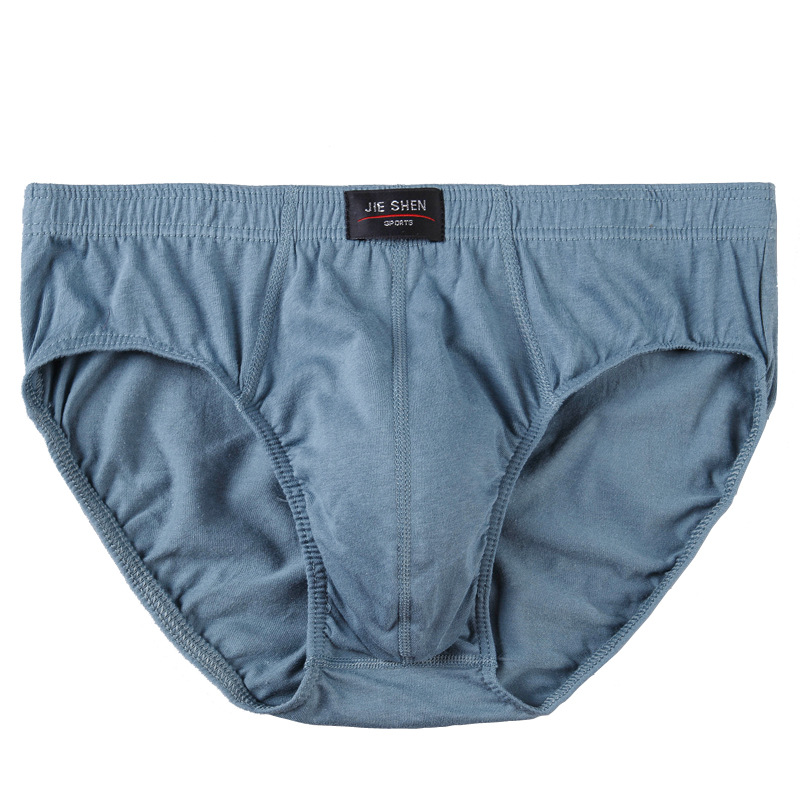 Picture of Factory wholesale middle-aged cotton underwear men's underwear breathable briefs large size fat guy waist underwear head