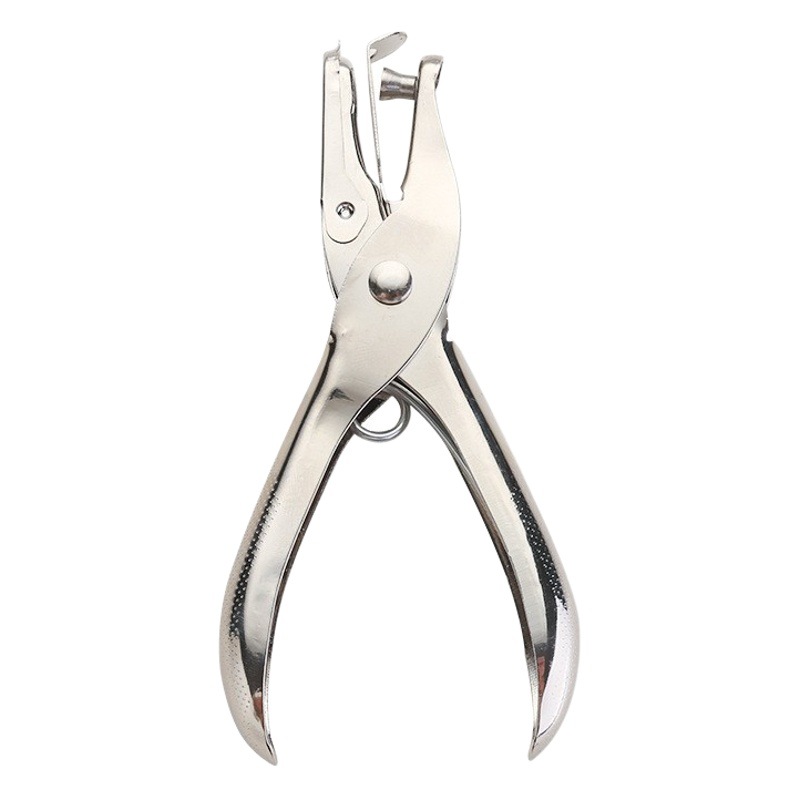 Picture of Office Supplies Puncher Metal Manual Puncher Student Stationery A4 Paper Single Hole Loose-Leaf Manual Puncher