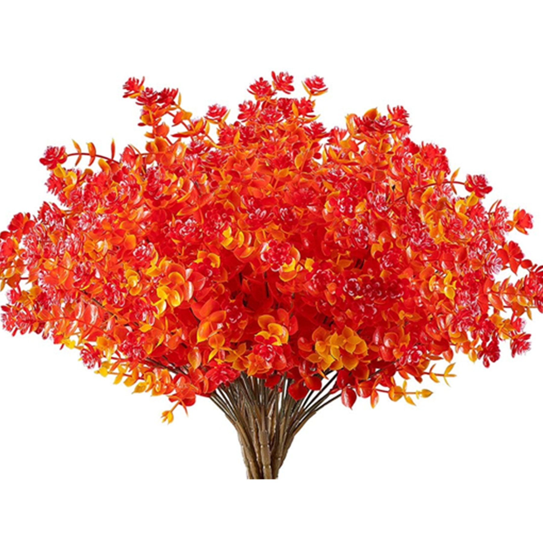 Picture of Amazon cross-border autumn simulation plant artificial artificial flower eucalyptus plastic flower autumn violet home decoration