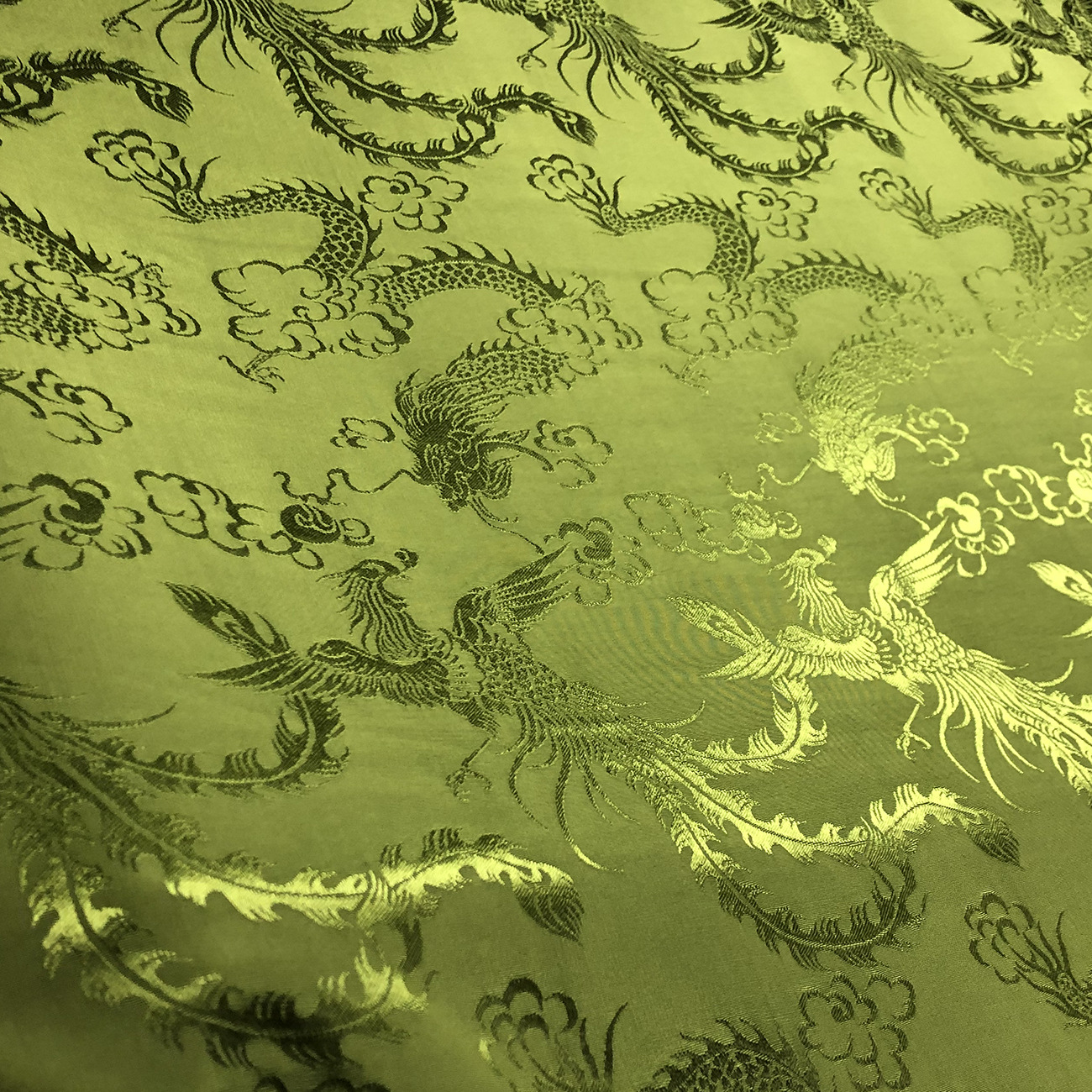 Picture of New Dragon and Phoenix Chengxiang rayon cotton jacquard fabric new Chinese dress national style shirt pants fabric