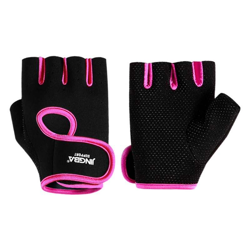 JINGBA cycling gloves outdoor sports fitness weightlifting half finger breathable training non-slip factory wholesale