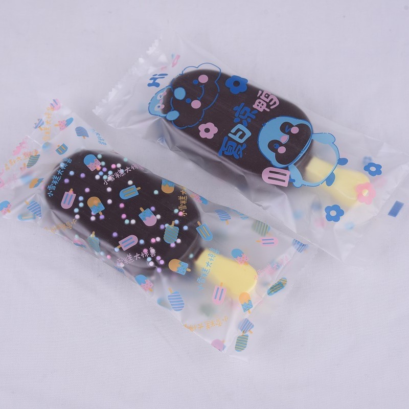 New Summer Cool Duck Surprise Multiple Sizes Ice Cream Bag Frosted Homemade Popsicle Popsicle Ice Cream Packaging Bag