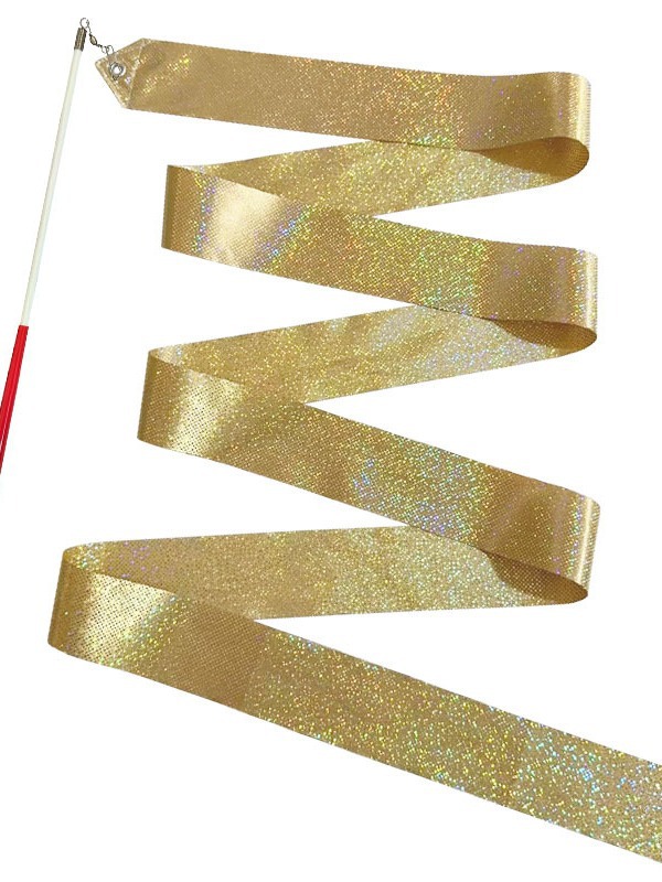 Manufacturers produce flash gold gymnastics ribbons 2 meters 4 meters 6 meters streamers dance ribbons children's toys