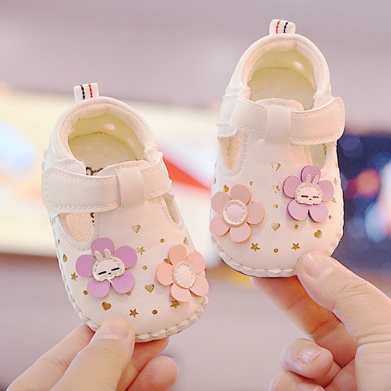 Baby Shoes Soft Sole Non-slip Summer New Sandals Beginner Baby Shoes 0-1 Year Old Toddler Shoes Little Princess