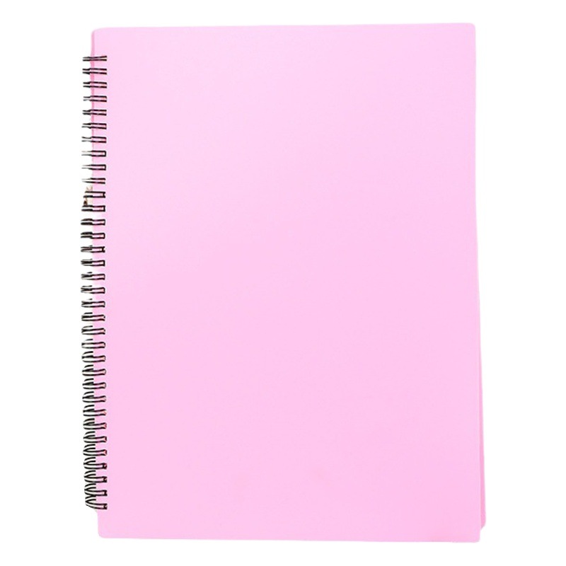 Colorful Piano Sheet Music Folder A4 Transparent Insert Pages, Rewritable Sheet Music Binder