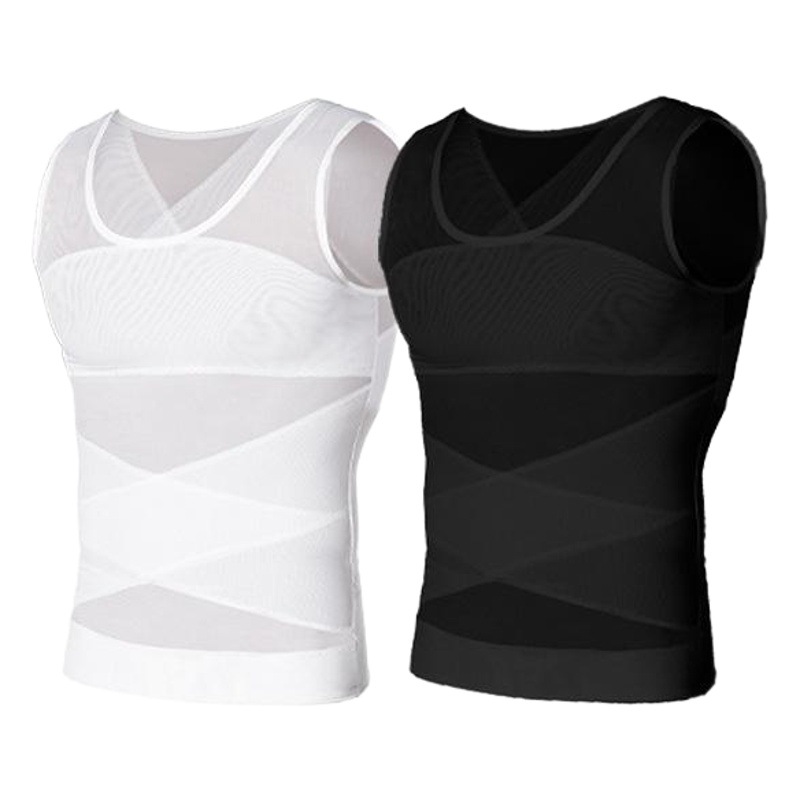 Men's Shaper Invisible Abdomen Tinker Stereotype Vest Beer Belly Nexin Belly Nestor Tunic Shaper Underwear Body Shaper