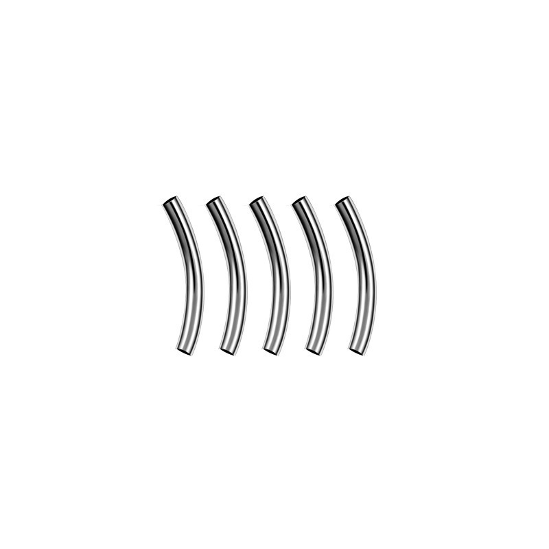 Picture of G23 Titanium Puncture Jewelry Inner Teeth Curved Rod Curved Nail Nail Nail Tail G Nail Lip Nail Accessories Factory in stock 6-16m