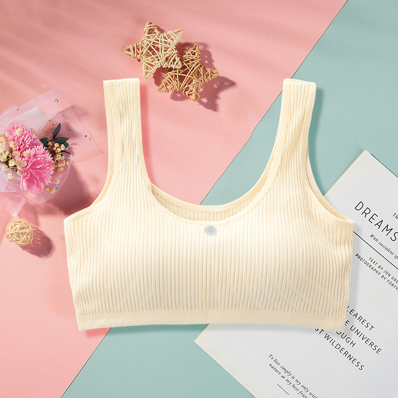 Picture of Girl's underwear development period student girl's high school student underwear pure cotton vest girl's junior high school student underwear