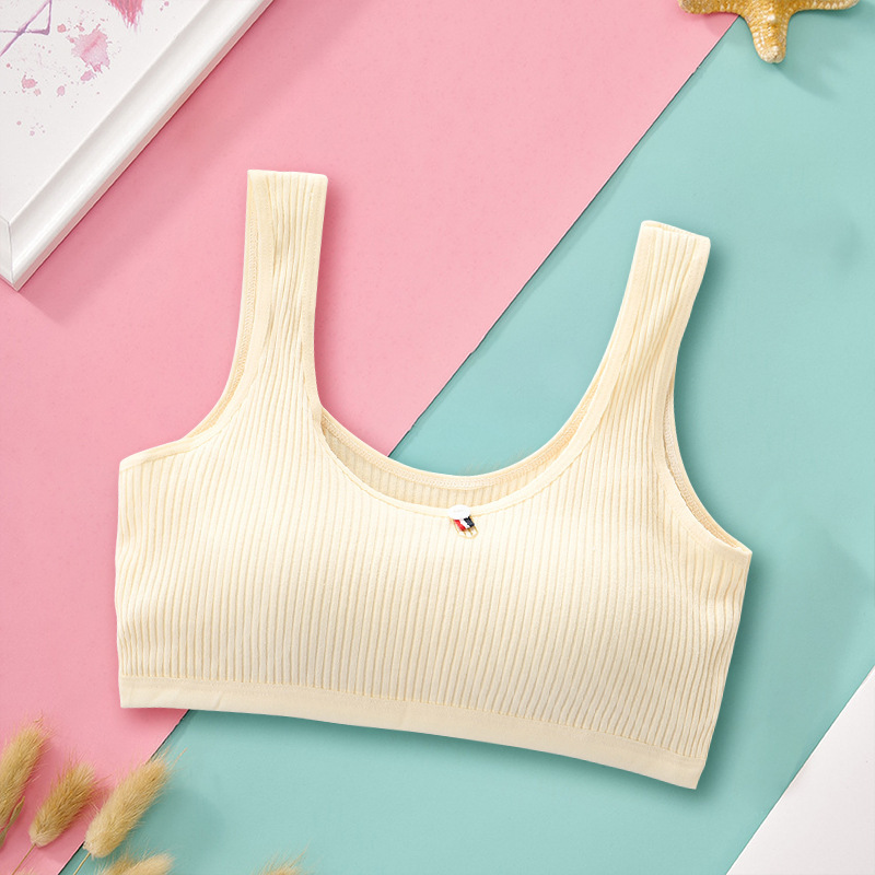Picture of Girl's underwear development period student girl's high school student underwear pure cotton vest girl's junior high school student underwear