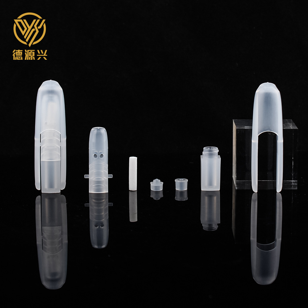 Thailand Rotating Transparent Nose Wrap Material 2ml Eight Immortals Tube Cool Nose Suction Cool Oil Anti-Trapped Nasal Suction Empty Tube