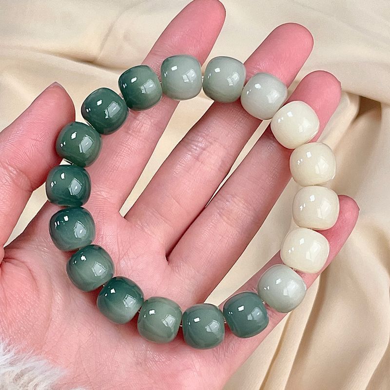 Picture of Authentic Yuanshan Dai Bodhi Root Bracelet Genuine Student Toy Decompression Chinese Style Bodhi Bracelet Prayer Beads