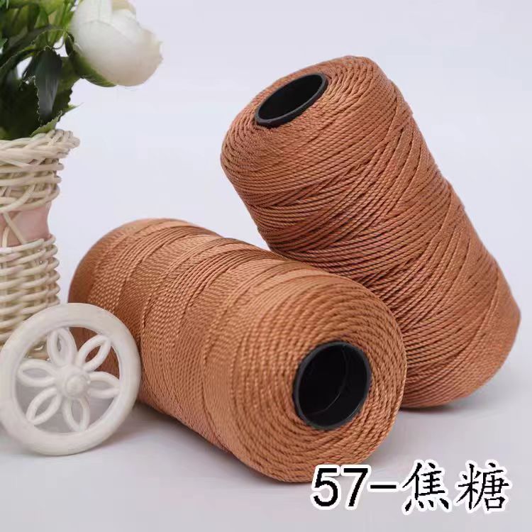 Picture of Knitting Summer Hat Thread Hook Wrapped Thread Hook Seat Cushion Doll Thread Manufacturer Wholesale Strand Thread Polypropylene Wholesale