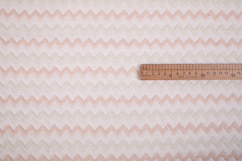 Picture of 40S color cotton jacquard air layer color cotton quilted knitted fabric spring and autumn sleeping bag underwear baby quilt fabric