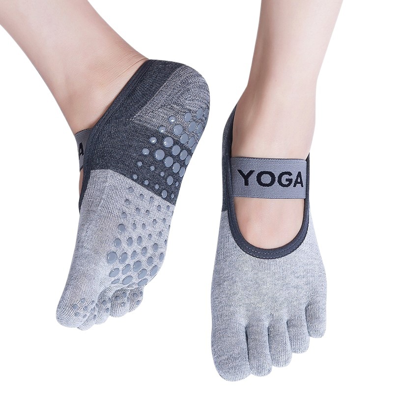 Yoga Socks Professional Non-slip Women Yoga Socks Beginners Dancing Sports Fitness Socks Pilates Five Finger Socks