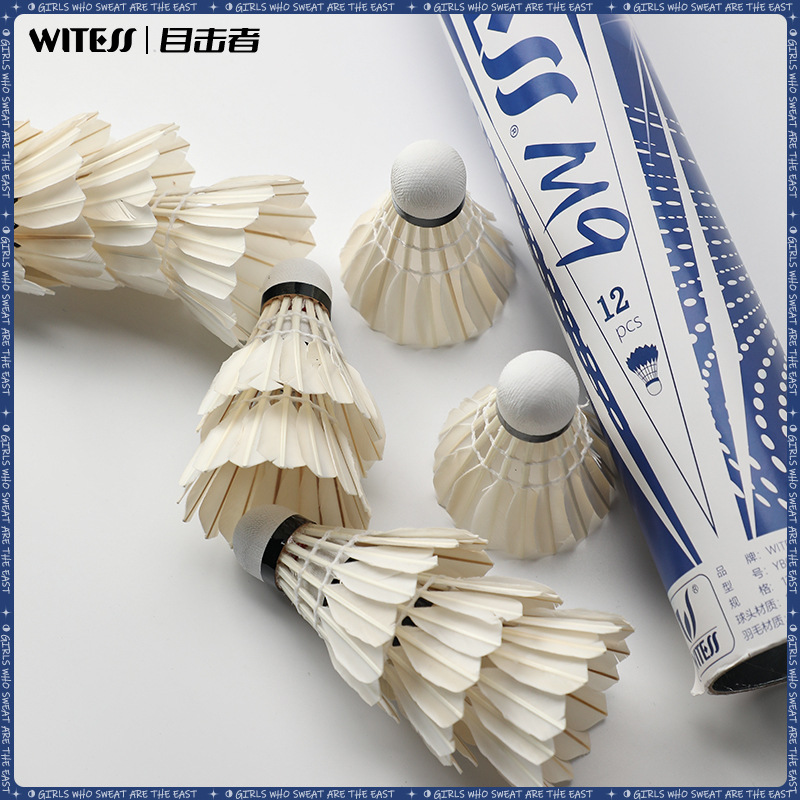 WITESS Witness Badminton Resistance to Play 12 Pack Not Bad Resistance to Play Selected Badminton Training Ball Special M9