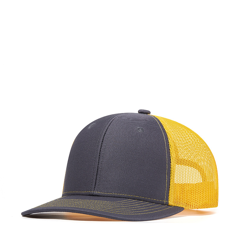Picture of Wish Micro Bend Hat Rim Truck Hat Men's Outdoor Sun Shading Net Hat Mountaineering Fishing Truck Drivers Hat