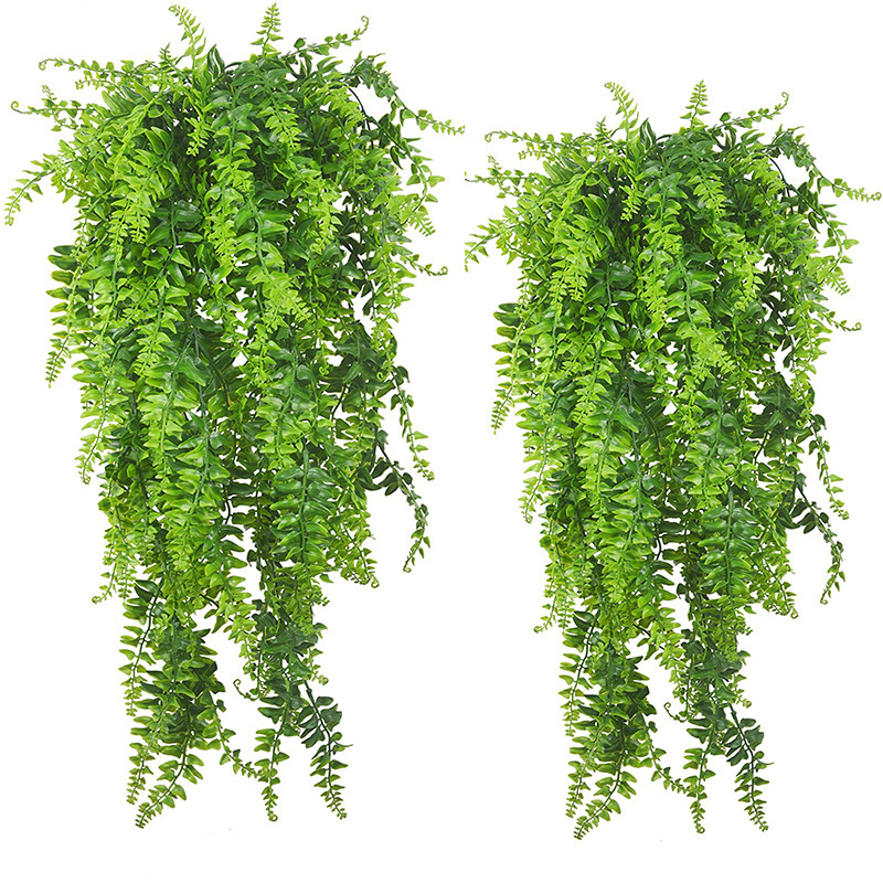 Picture of Amazon Simulation Wall Hanging Persian Grass Rattan Artificial Hanging Fern Vine Hanging Green Plant