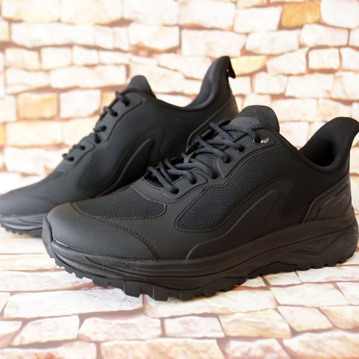 New Fire Training Shoes Military Training Work Clothing Duty Training Shoes Work Urban Management Shoes Men's Black Breathable