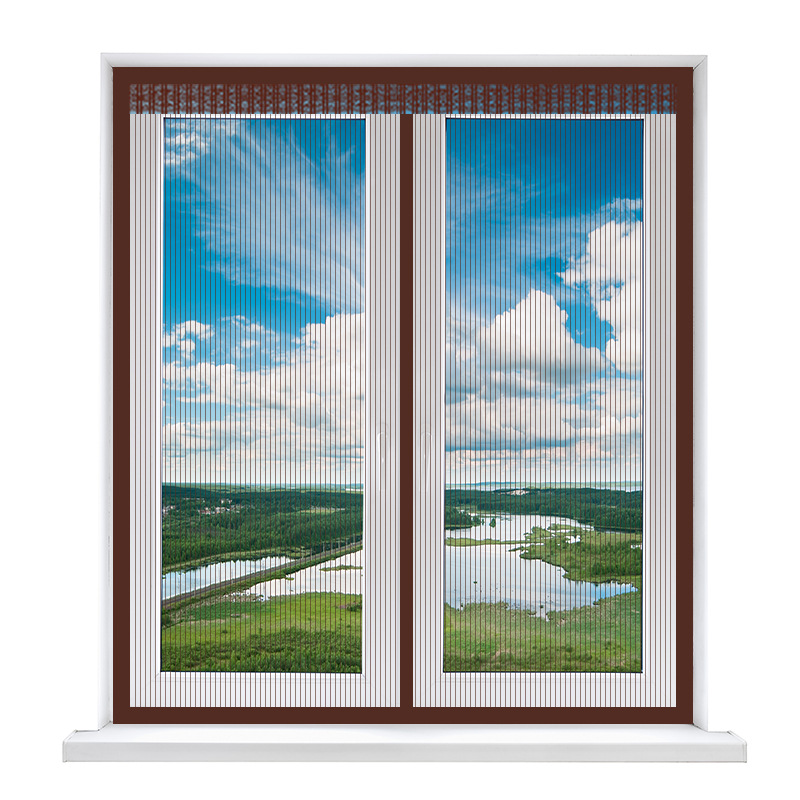 Picture of Door Curtain Screen Door Screen Door Anti-mosquito Non-perforated Magnetic Absorption Magnetic Screen Screen Screen Summer Self-loading Anti-mosquito New Style