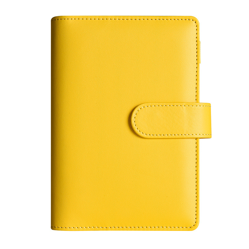 Picture of A6 Binder Cross-Border Creative Notebook Wholesale Zipper Bag Macaron Pu Leather Cash Budget Notebook