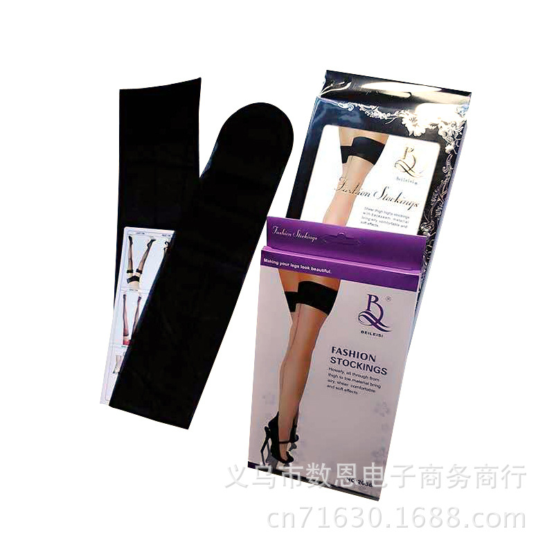 Picture of BEILEISI sexy stockings 2056 ultra wide side after vertical line stockings thin high socks wholesale