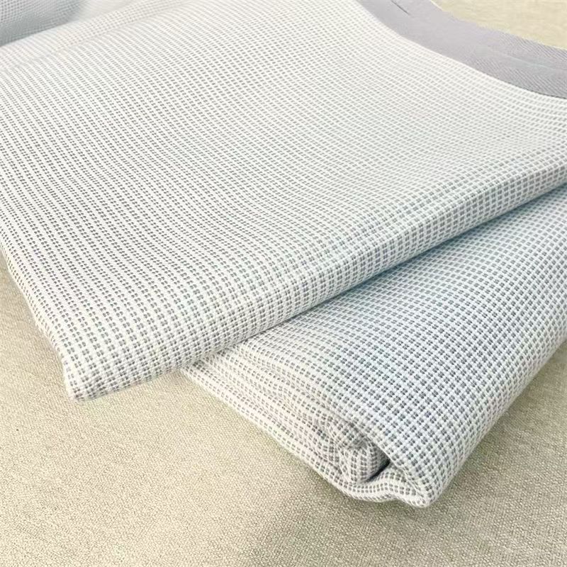 Picture of Summer Pure Cotton Coarse Cloth Cooling Mat Bed Sheet Three-Piece Set Kang Sheet Coarse Cloth Single Piece Linen Quilt Kang Sheet Houndstooth Pattern