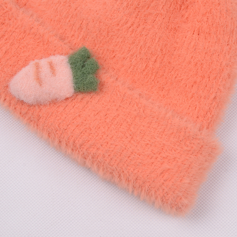 Picture of Baby hat autumn and winter Korean style children's warm wool hat cute super cute boys and girls knitted pullover hat fashion