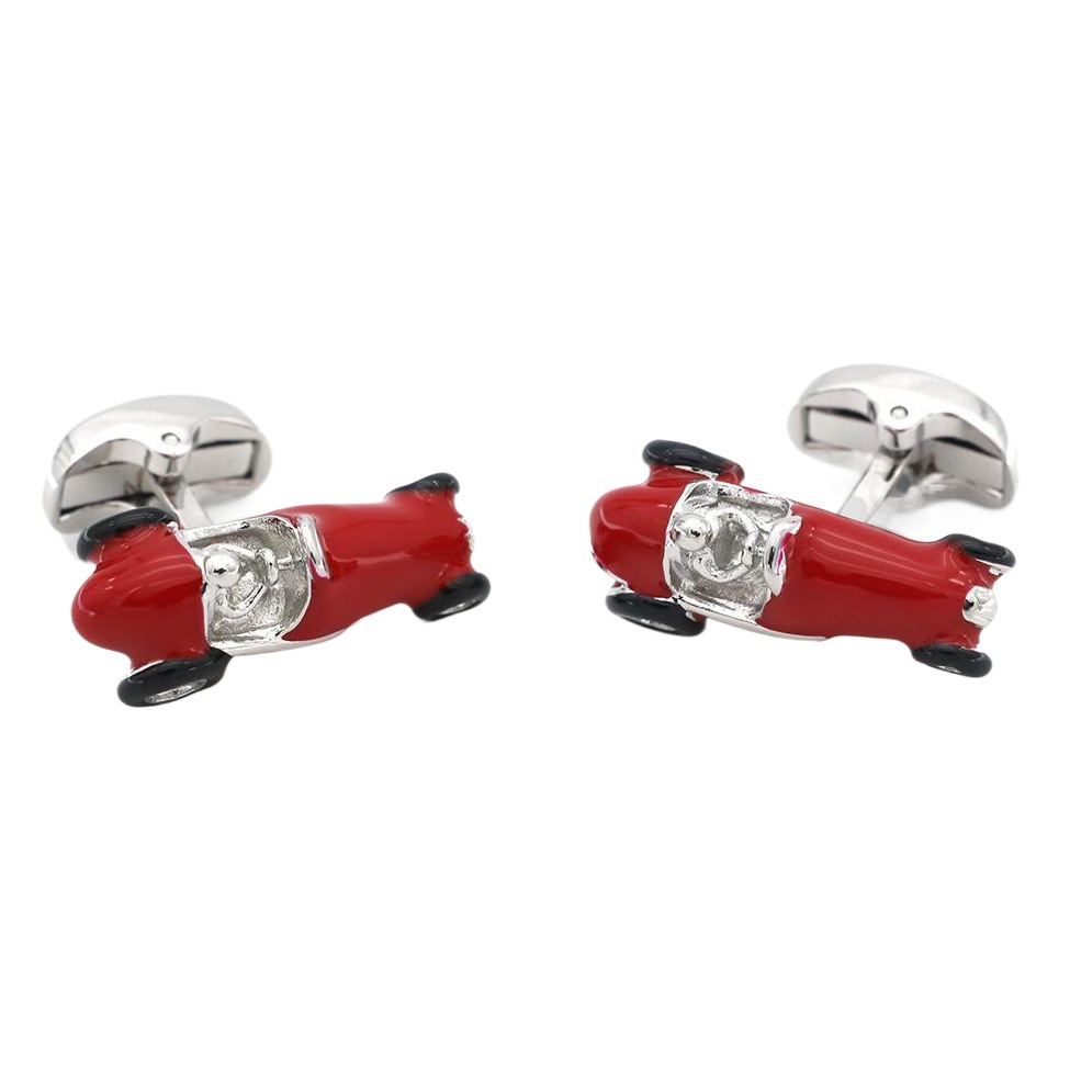 Fashion car hipster jewelry red racing car sports car car cufflinks men's cufflink cufflinks