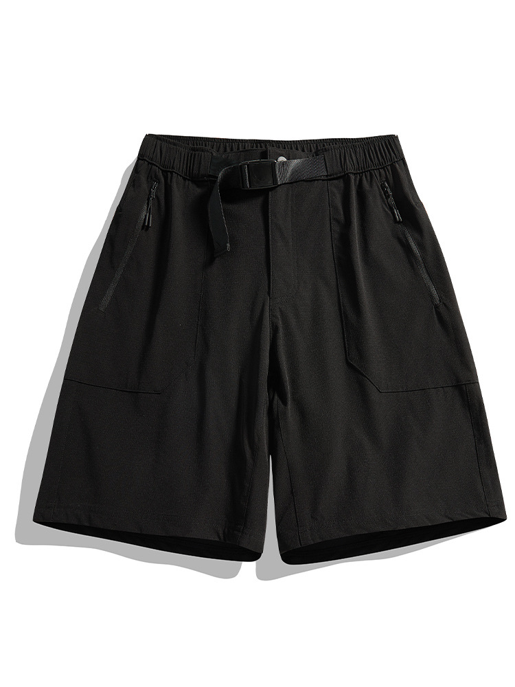 7A Antibacterial Pants Men's Summer New Quick-drying Breathable Ice Silk Pants Women's plus size Thin Sports Casual Shorts for Men