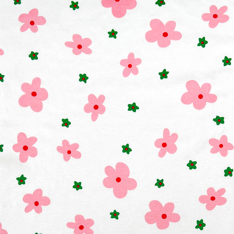 Picture of Baby Fabric 40S Cotton Printed Cotton Wool Knitted Double-sided Fabric Fabric Home Clothes Baby Clothes Fabric
