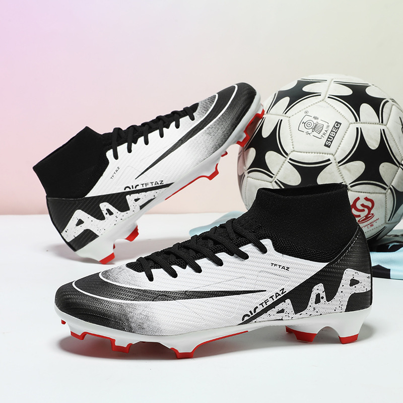 Cross-Border World Cup Kidsren's Football Shoes for Boys, Teenagers, Students, Girls, Tf Broken Nails, Ag Long Spikes, Competition Training Sneakers