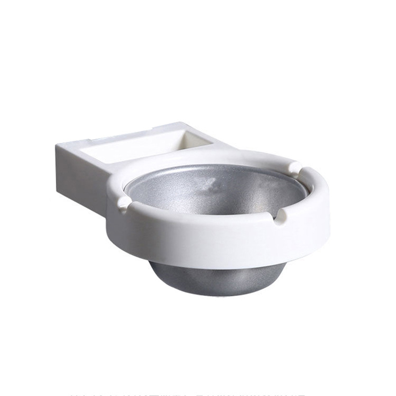 Picture of Cross-Border Hot-Selling Ashtray Wall-Mounted Toilet Special Ashtray Simple Modern Punch-Free Split Ashtray