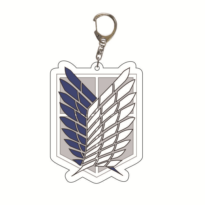 Picture of Star anime peripheral acrylic keychain pendant wholesale attack giant creative jewelry gift