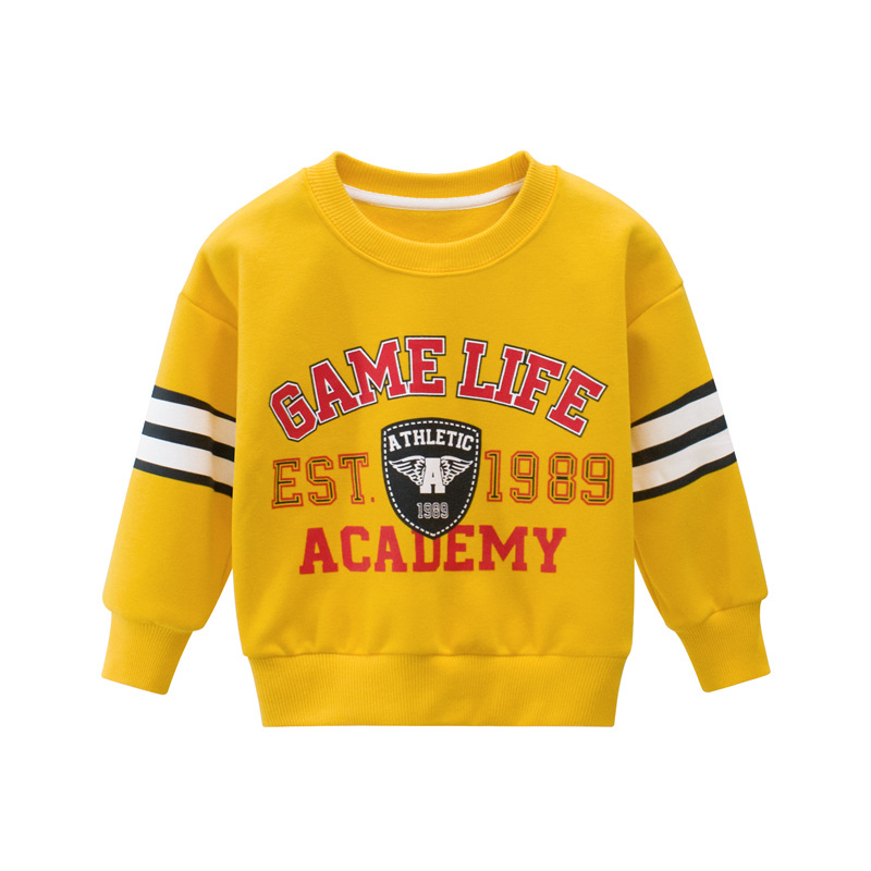 Picture of 27kids Brand Children's Wear Autumn 2022 Korean Style Children's Sweatshirt with Velvet Boy's Clothes Baby Jacket