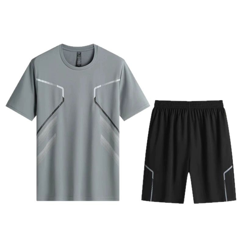 Sports Short-sleeved Quick-drying Clothes Summer Quick-drying Badminton Clothes suit Men's Outdoor Running Wholesale Jersey Fitness Clothes Women