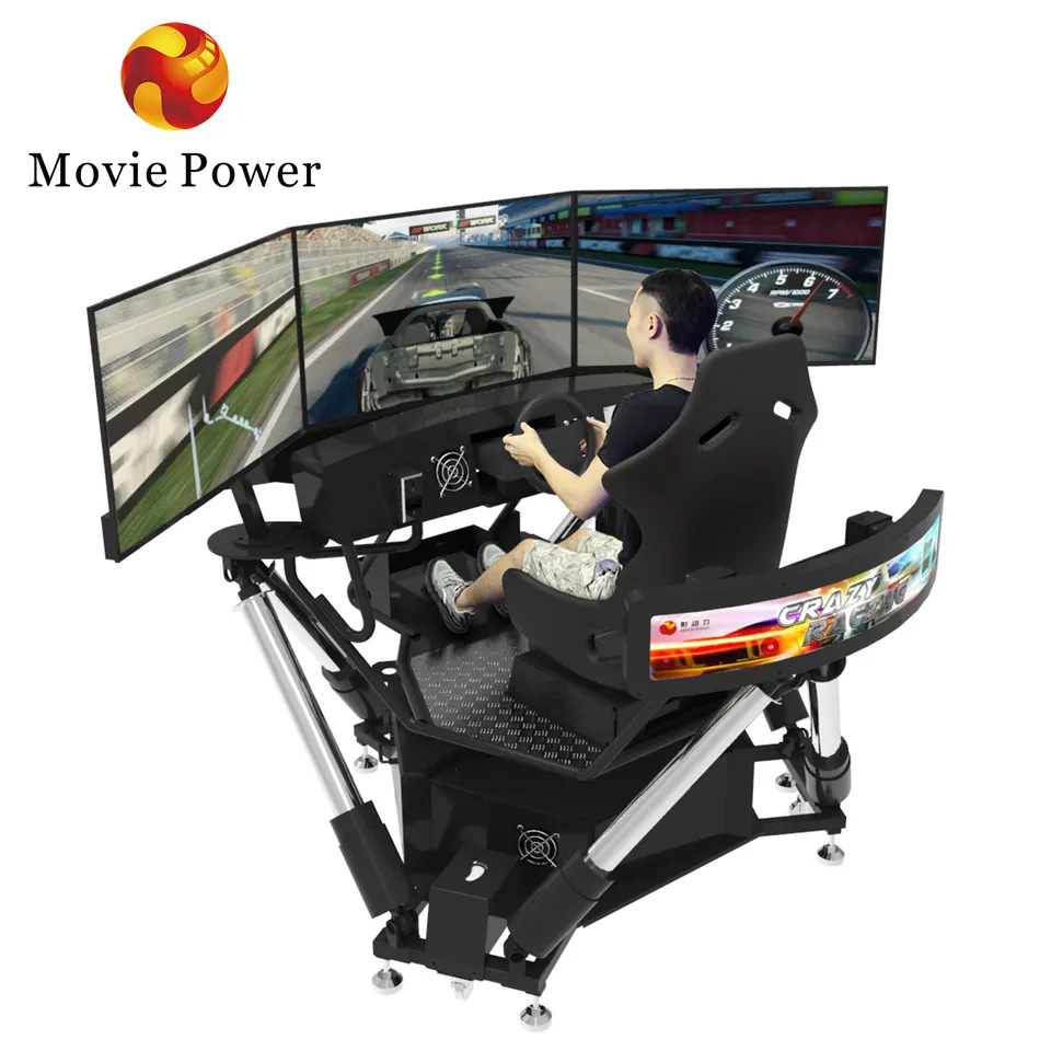 Racing Game Vr Screen Driving Simulator Driving Game Machine
