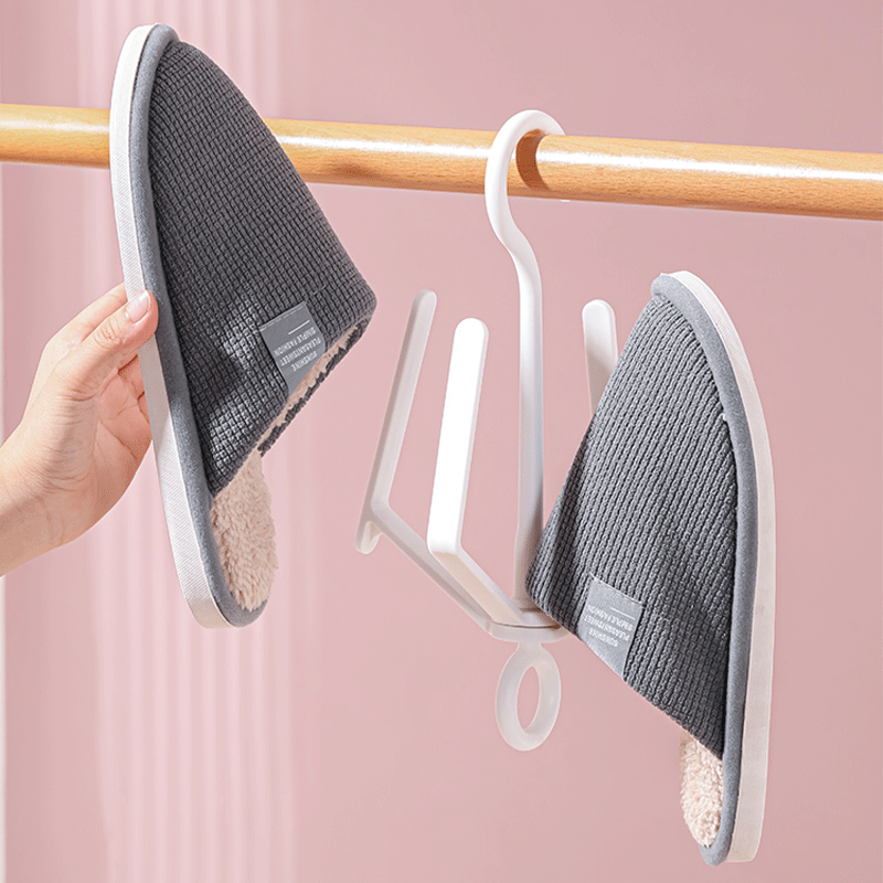 Picture of Miki Balcony Windproof Shoes Drying Rack Shoes Storage Shoes Drying Rack Multifunctional Rotatable Hook Small Shoes Drying Rack