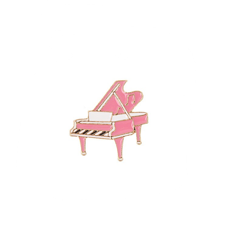 Picture of European and American New Hot-Selling Music Series Alloy Brooch Creative Note Shape Piano Guitar Clothing Accessories Brooch