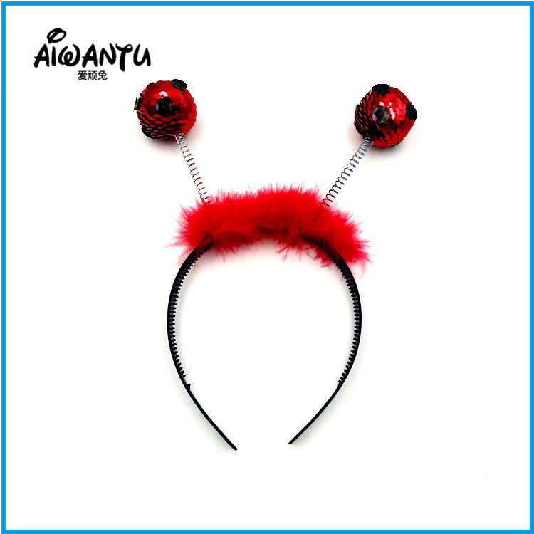 Christmas Headband Creative Sequin Ball Christmas Headband Kidsren Adult Party Headband Christmas Dress up Supplies