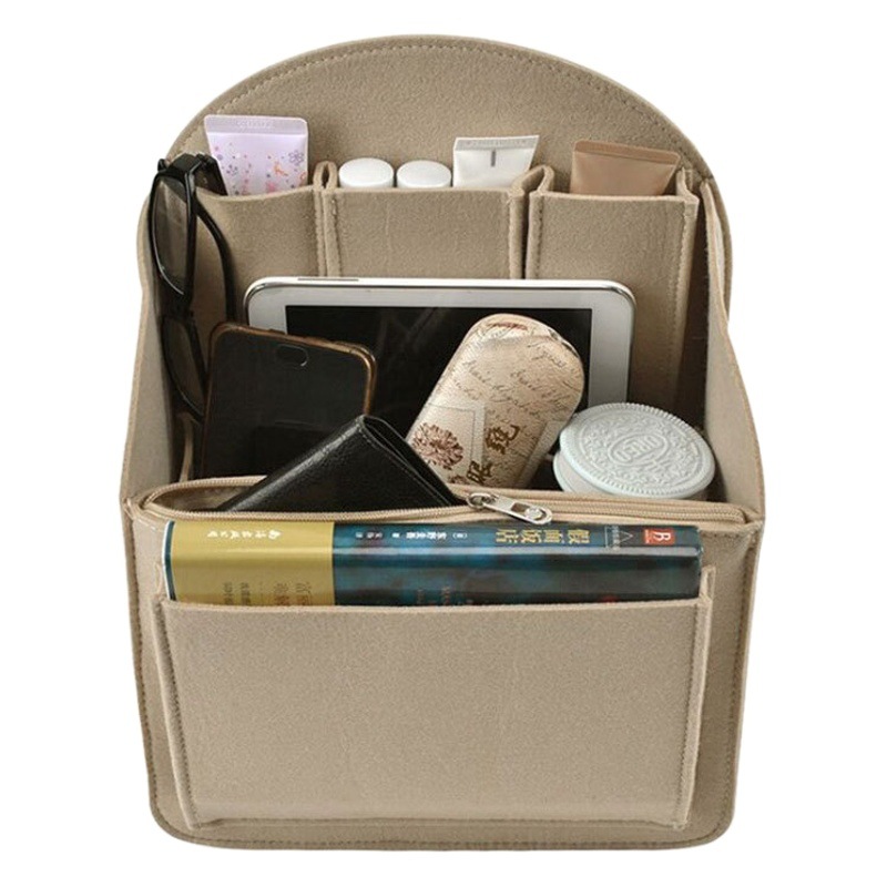 Ready Stock Wholesale Felt Cosmetics Bag Felt Tote Cosmetics Bag for Felt Liner Bag