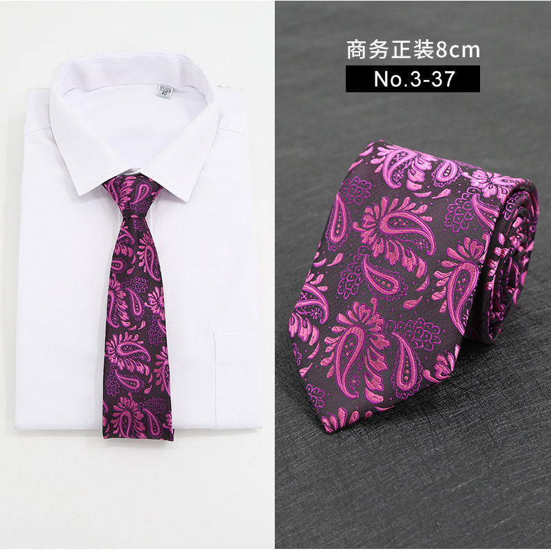Picture of New Style Tie Men's Formal Business Casual Simple Style Solid Color Striped Arrow-Shaped Tie Manufacturer Ready Stock Wholesale