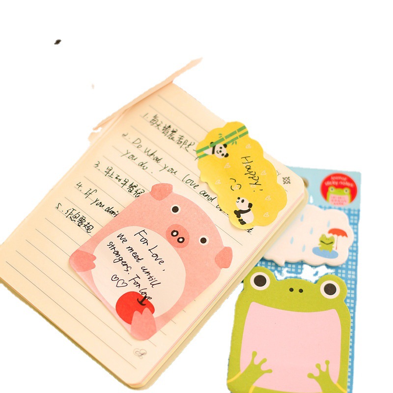 Picture of Creative Post-it Notes N times Post-it Notes Everything Post-it Notes Student Gifts Cartoon Animal Post-it Notes Wholesale